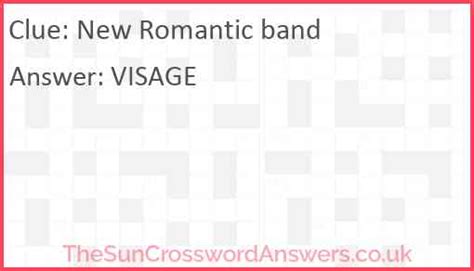 new romantic band crossword clue